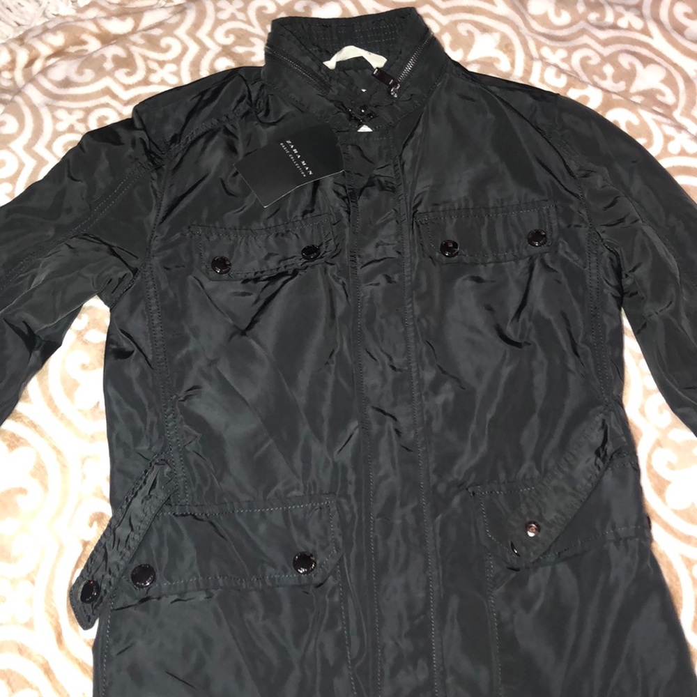 ZARA MAN BLACK JACKET !! New.